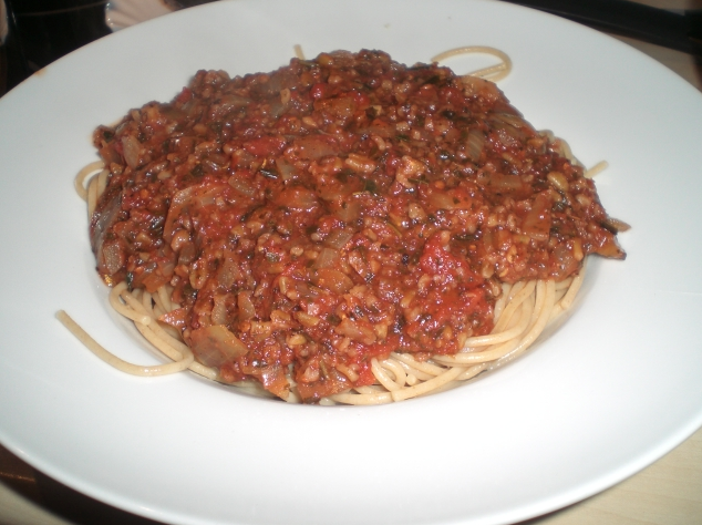 Grünkern-Bolognese